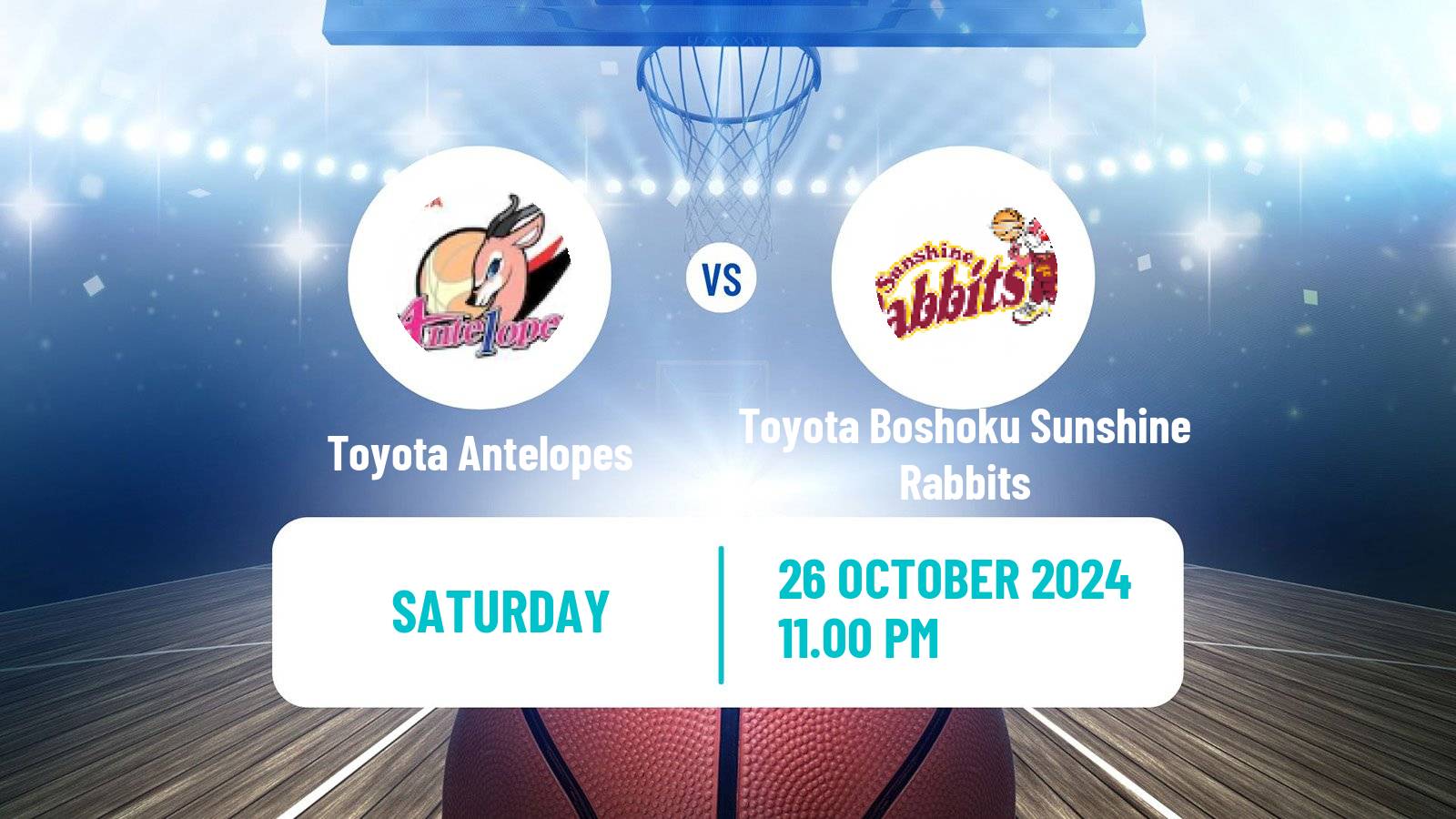 Basketball Japan W League Basketball Toyota Antelopes - Toyota Boshoku Sunshine Rabbits