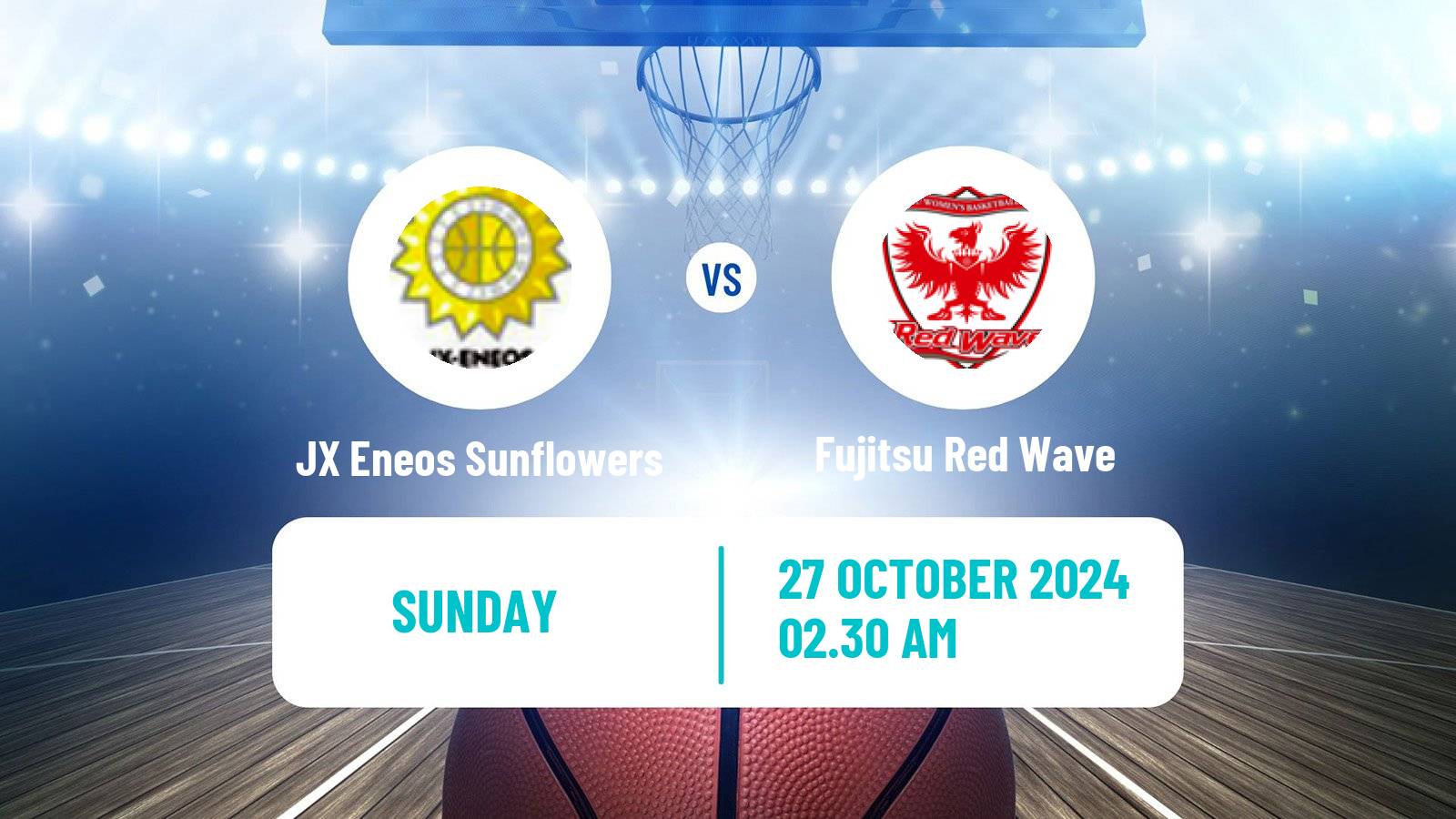 Basketball Japan W League Basketball JX Eneos Sunflowers - Fujitsu Red Wave