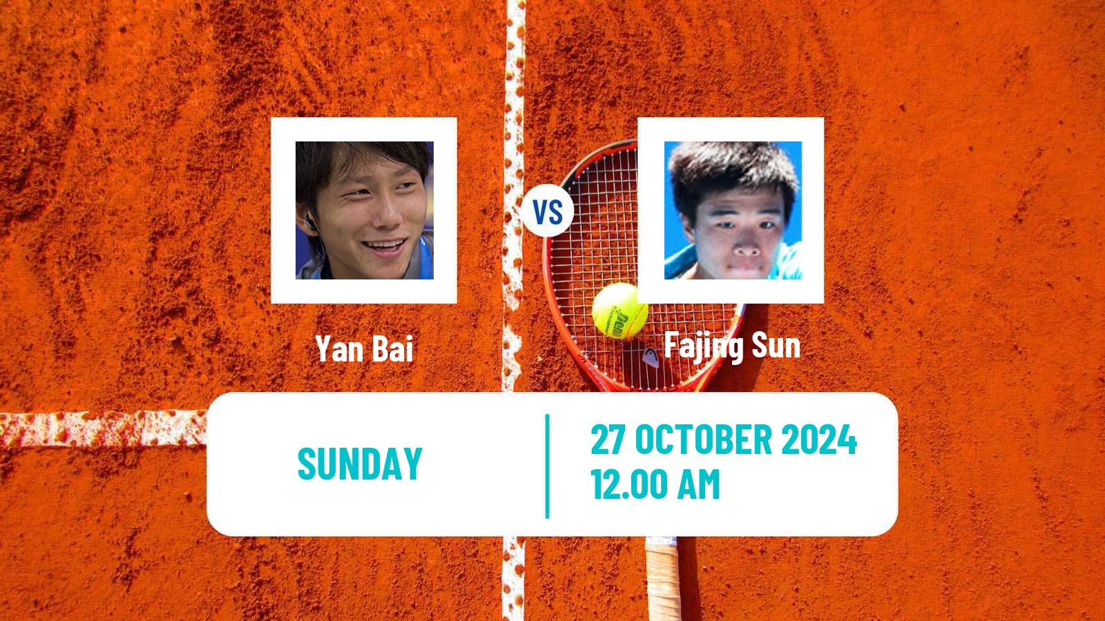 Tennis ITF M25 Huzhou Men Yan Bai - Fajing Sun