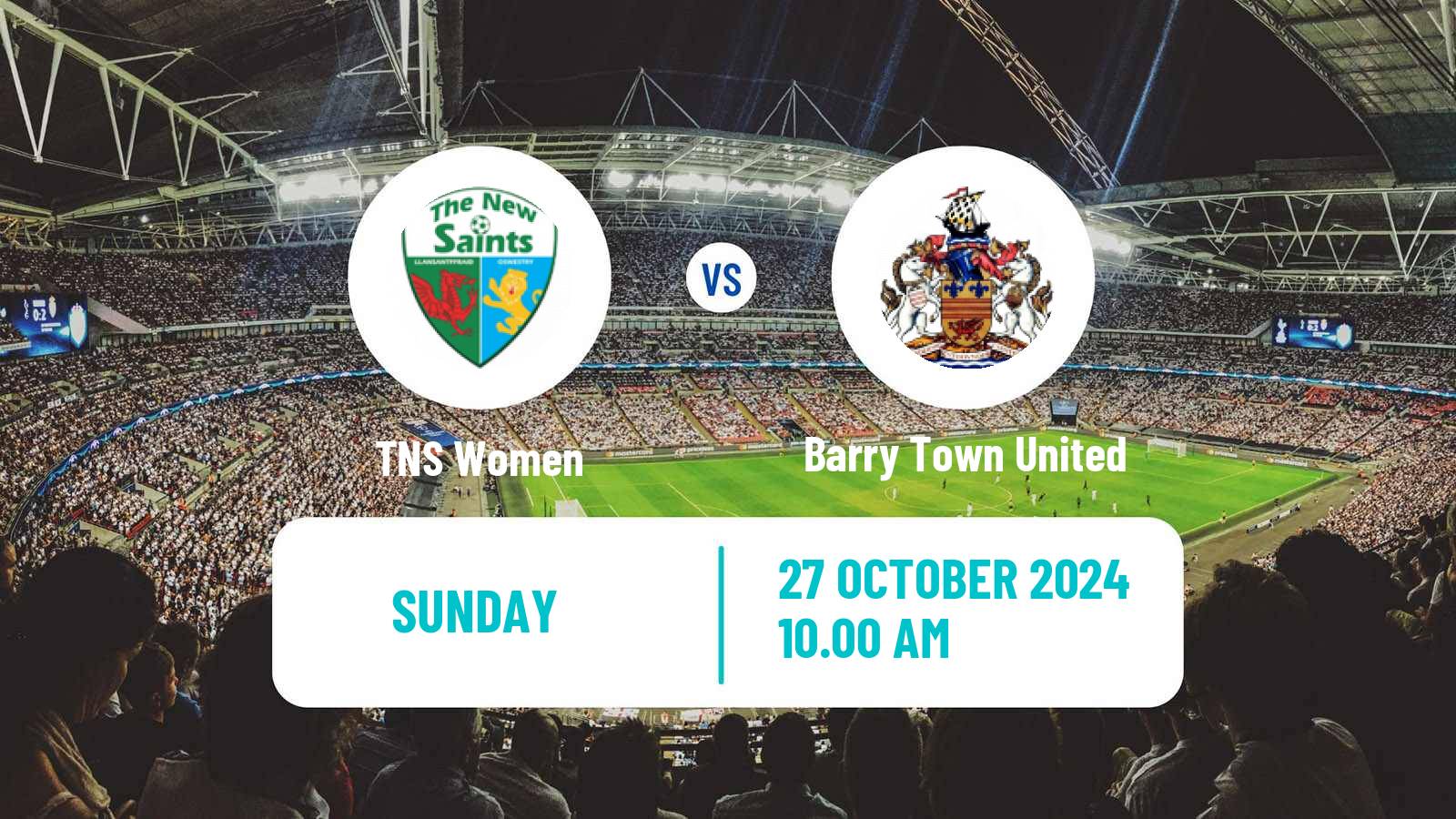 Soccer Welsh Premier Women TNS - Barry Town United