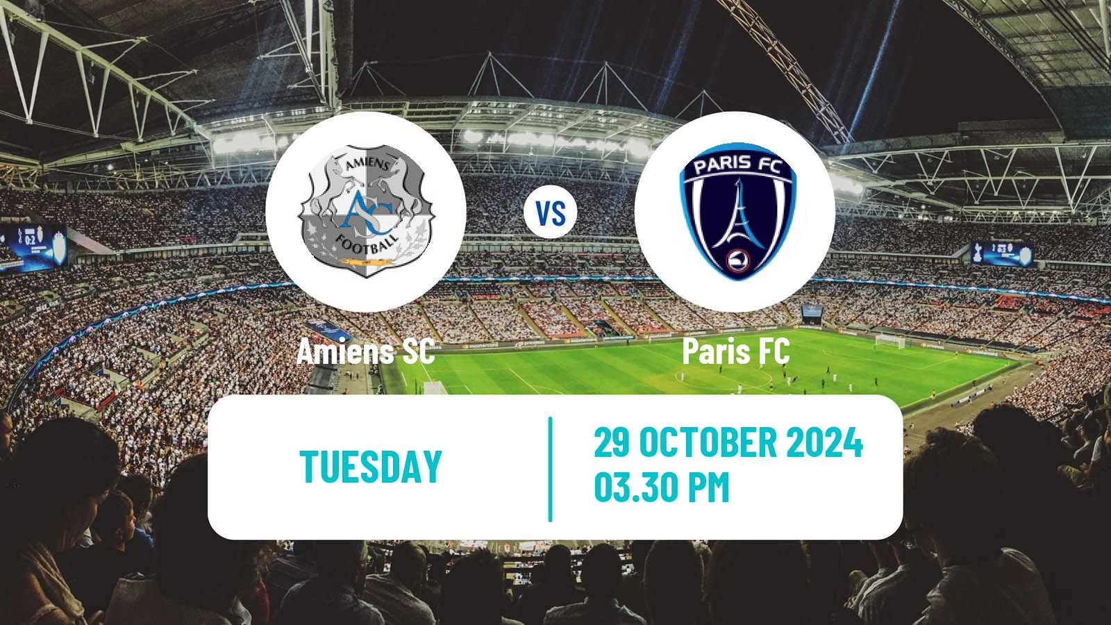 Soccer French Ligue 2 Amiens - Paris FC