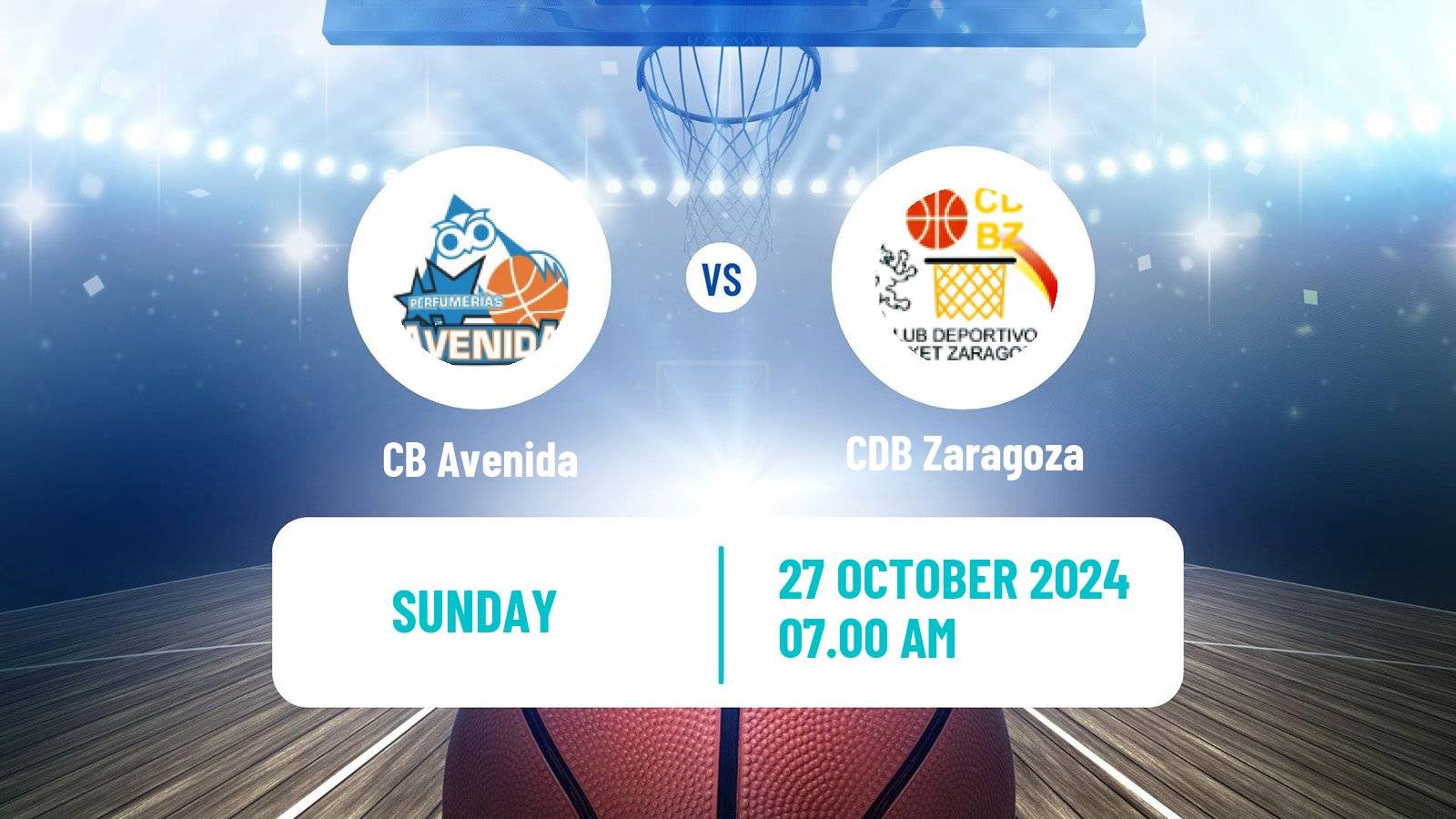 Basketball Spanish Liga Femenina Basketball CB Avenida - Zaragoza