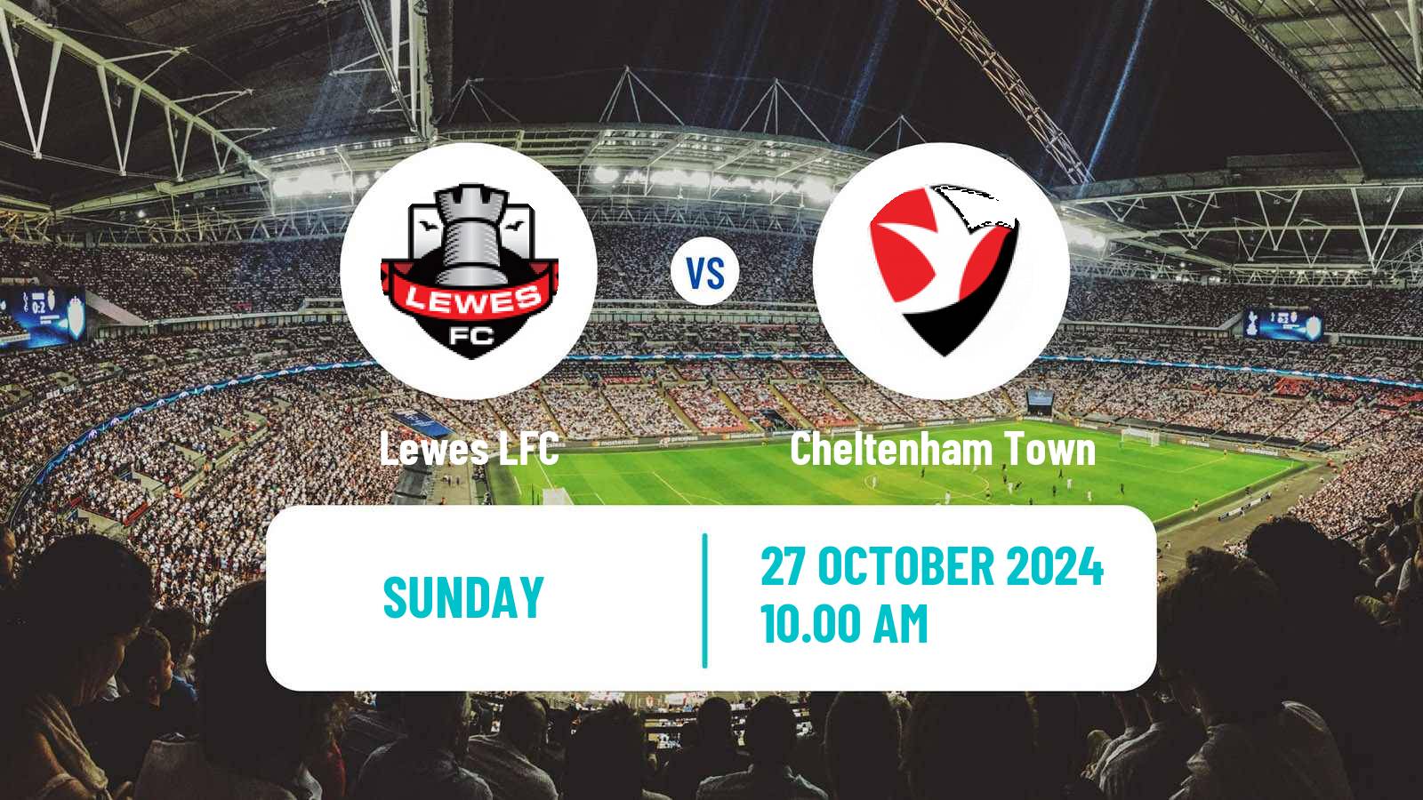 Soccer English National League South Women Lewes - Cheltenham Town