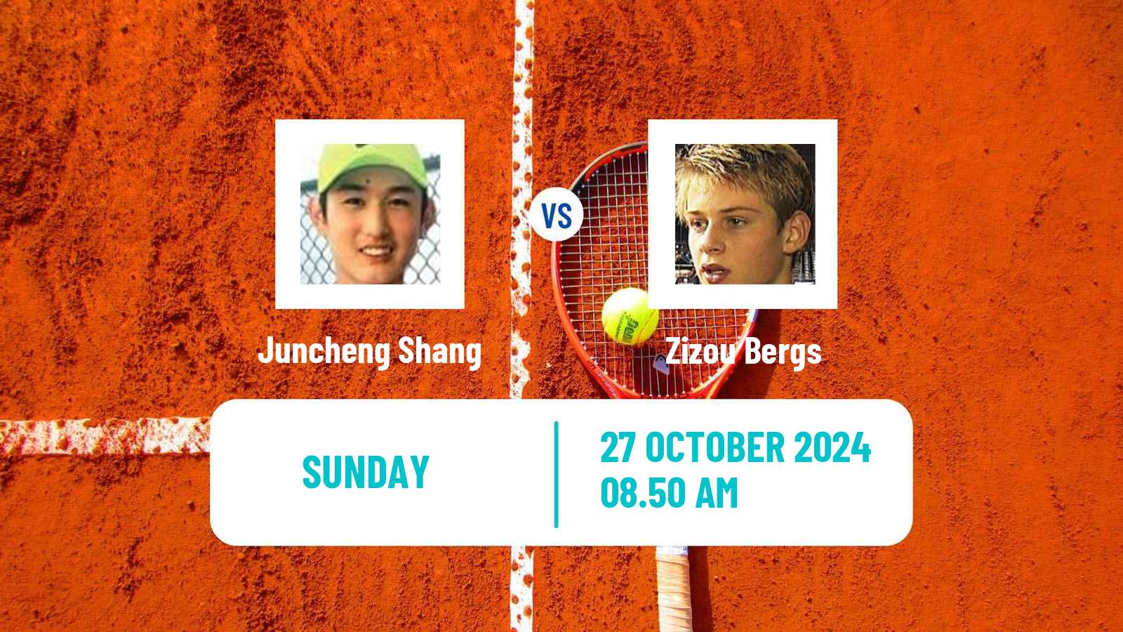 Tennis ATP Paris Juncheng Shang - Zizou Bergs