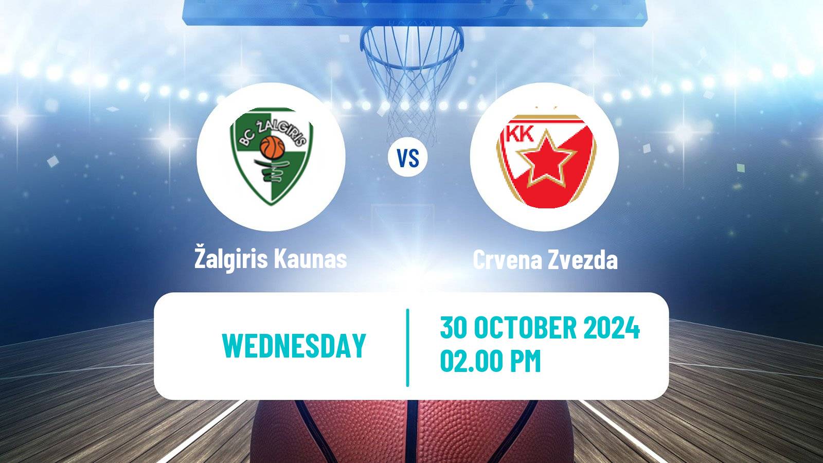 Basketball Euroleague Žalgiris Kaunas - Crvena Zvezda