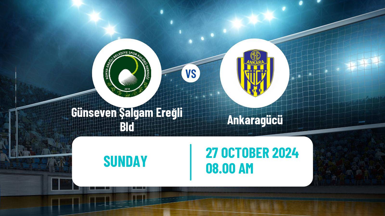 Volleyball Turkish 1 Ligi Volleyball Women Günseven Şalgam Ereğli Bld - Ankaragücü