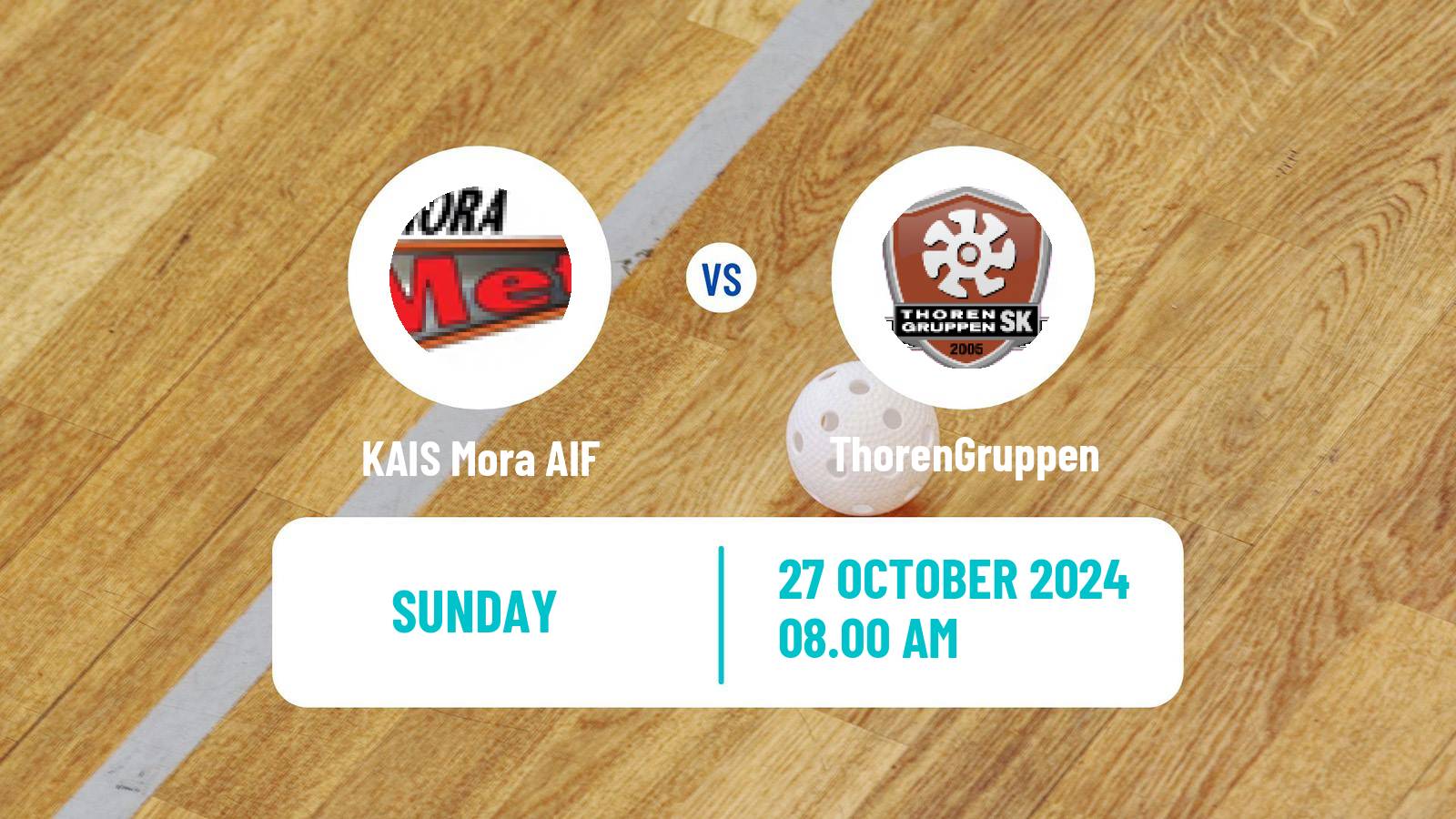 Floorball Swedish Superligan Floorball Women KAIS Mora AIF - ThorenGruppen