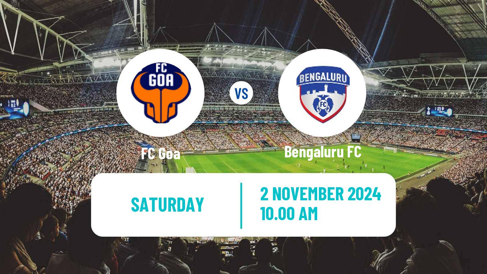 Soccer Indian ISL Goa - Bengaluru