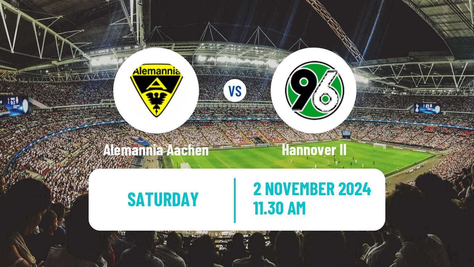 Soccer German 3 Bundesliga Alemannia Aachen - Hannover II