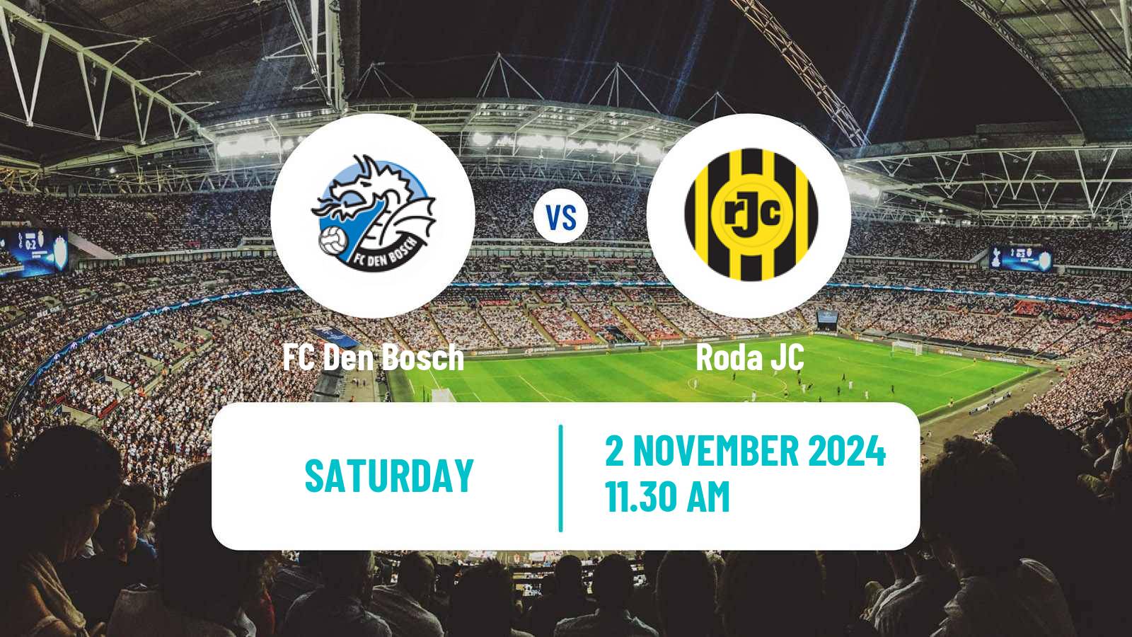 Soccer Dutch Eerste Divisie Den Bosch - Roda