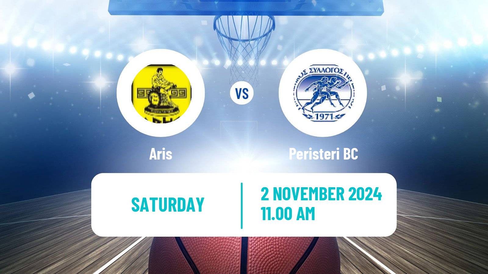 Basketball Greek Basket League A1 Aris - Peristeri BC