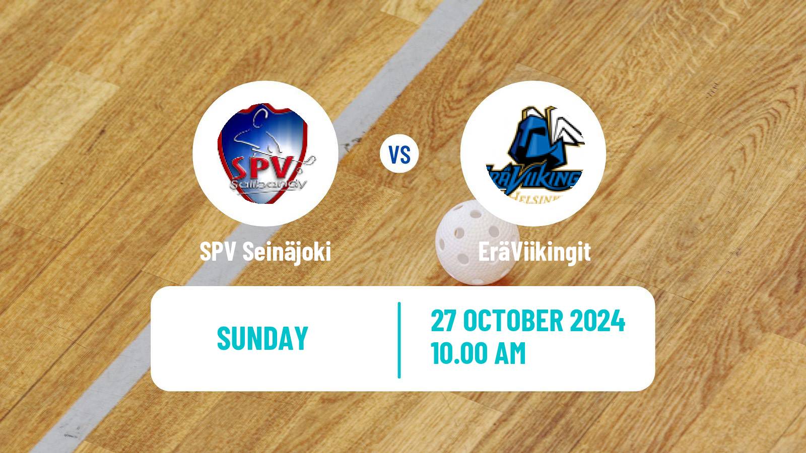 Floorball Finnish F-Liiga SPV Seinäjoki - EräViikingit