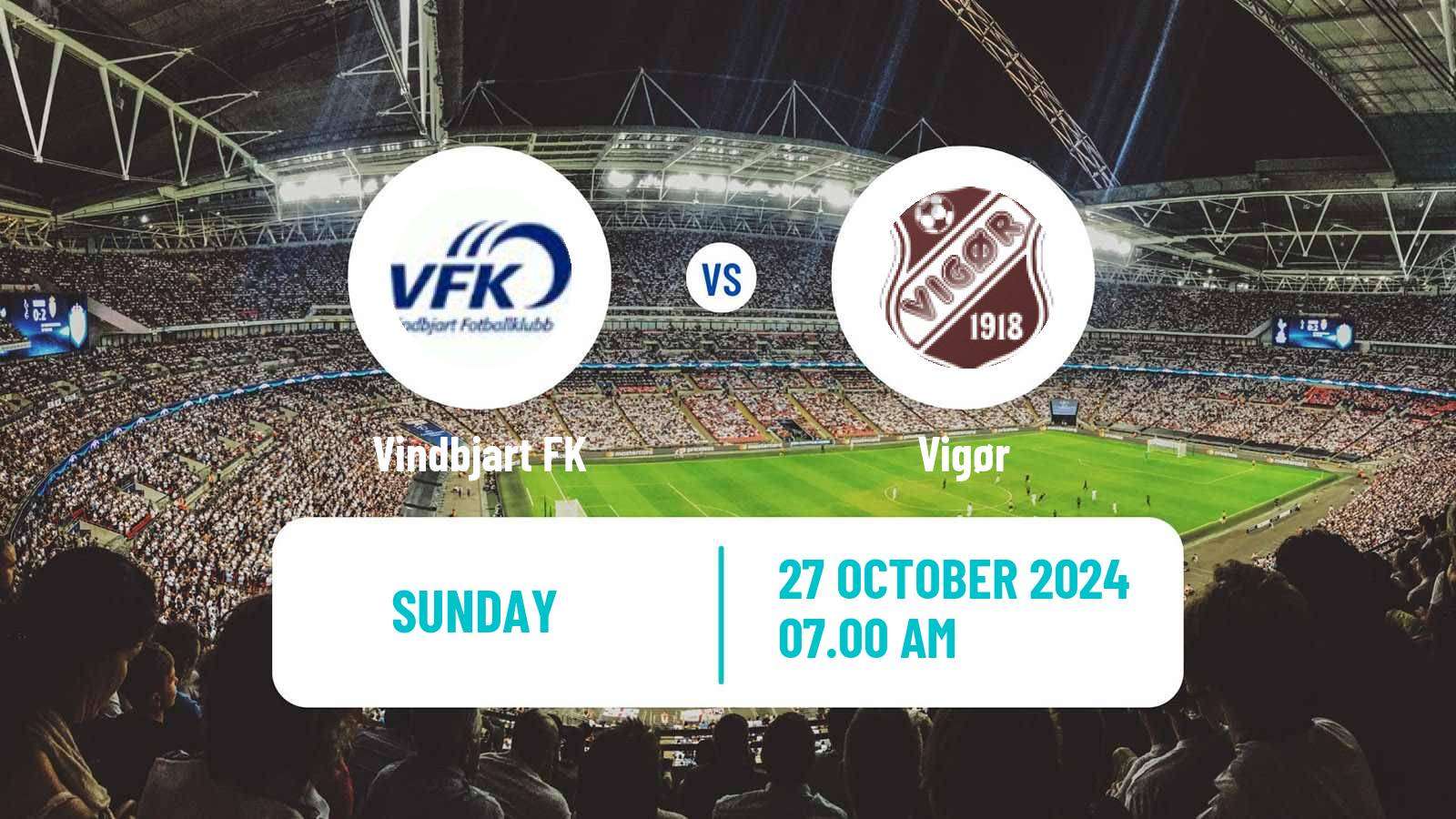 Soccer Norwegian Division 3 - Group 2 Vindbjart - Vigør