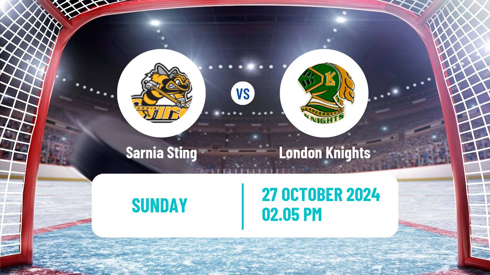 Hockey OHL Sarnia Sting - London Knights