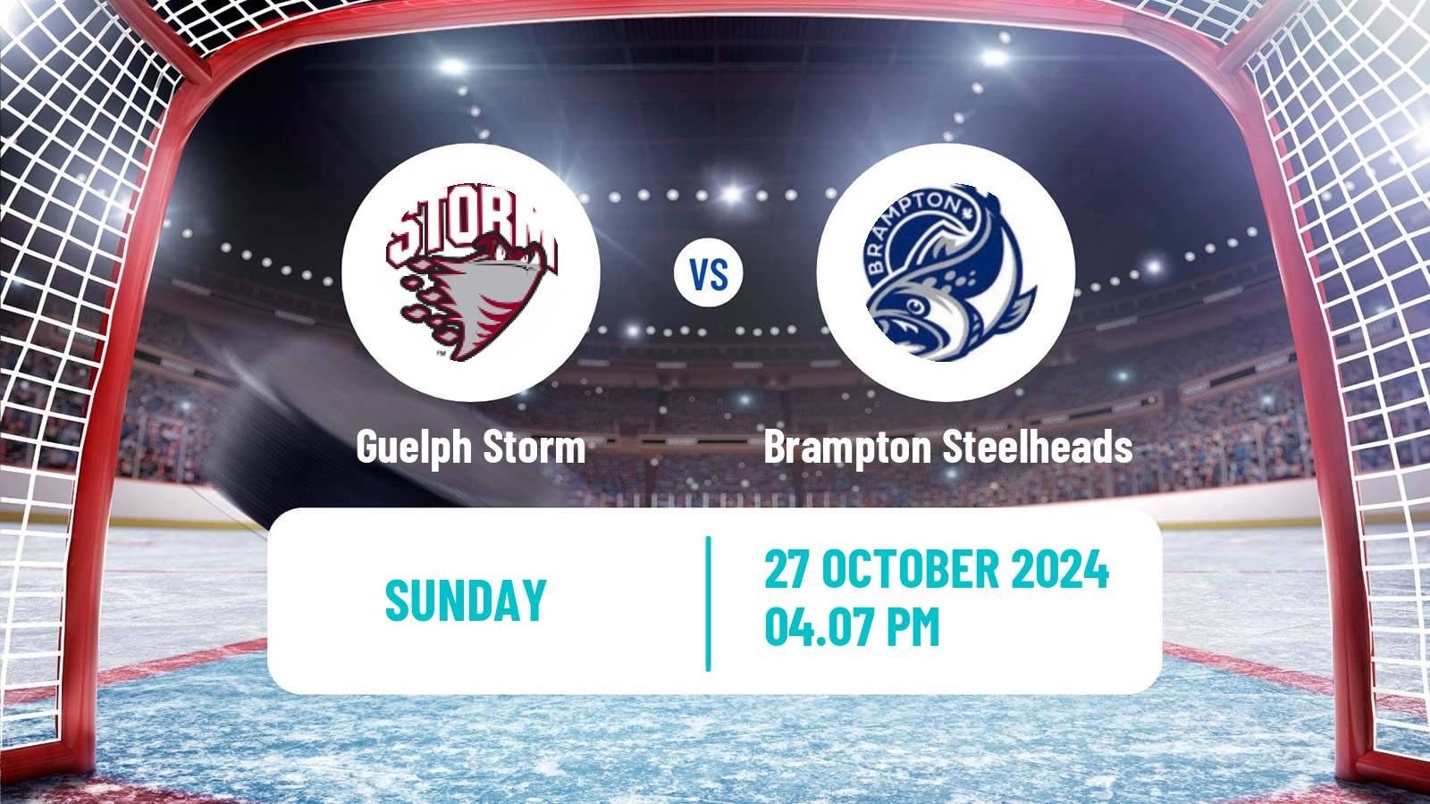 Hockey OHL Guelph Storm - Brampton Steelheads