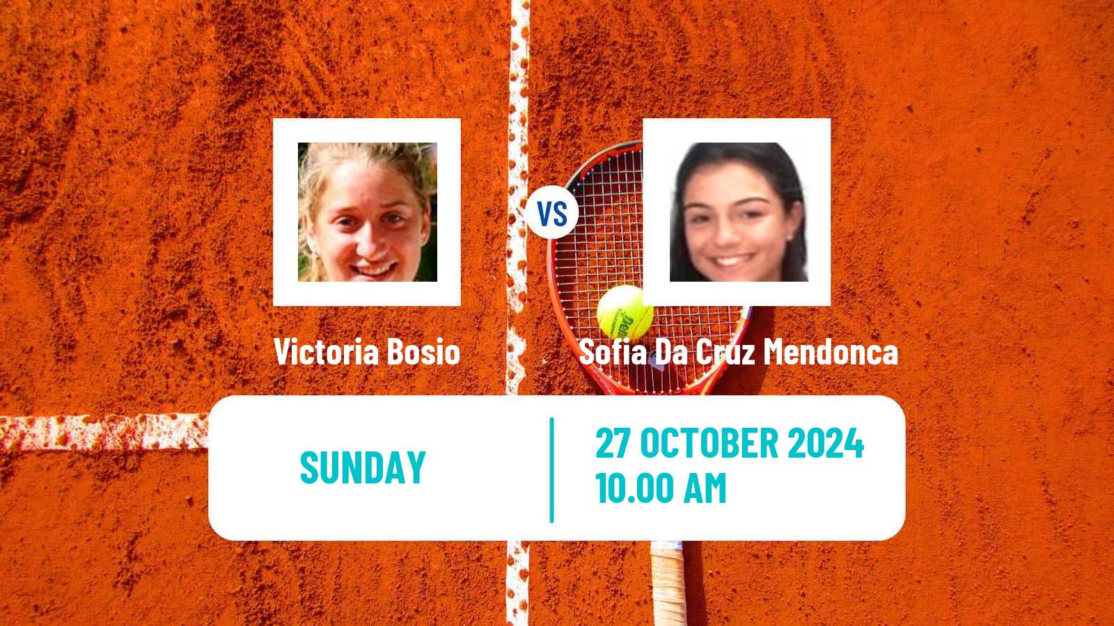 Tennis ITF W15 Trelew 2 Women Victoria Bosio - Sofia Da Cruz Mendonca