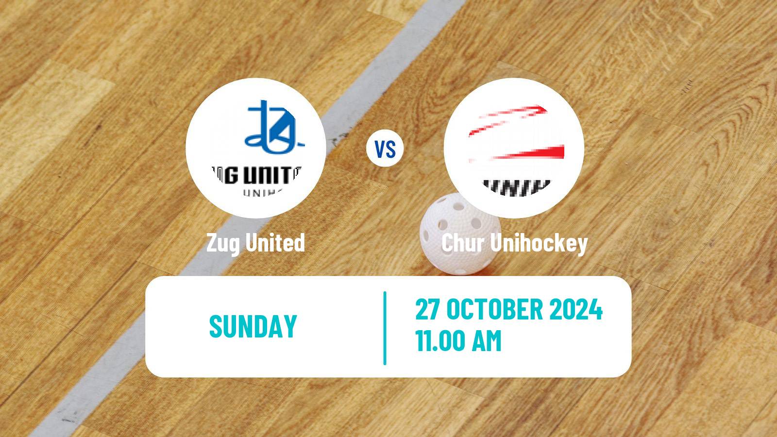 Floorball Swiss NLA Floorball Zug United - Chur Unihockey