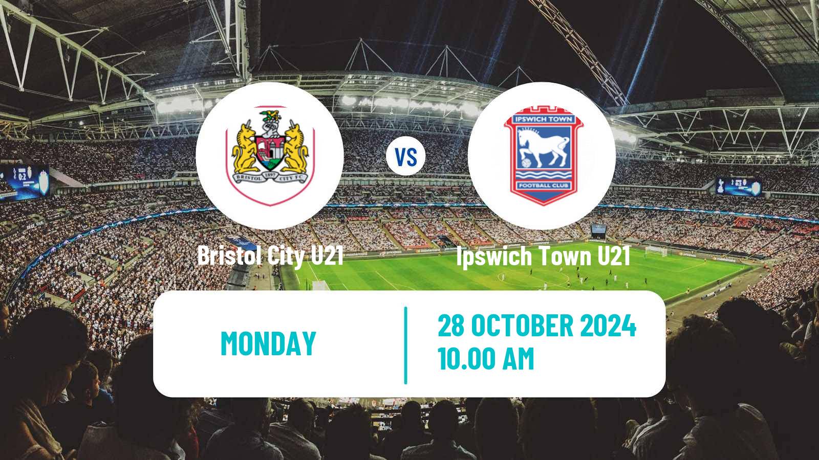 Soccer English Professional Development League Bristol City U21 - Ipswich Town U21