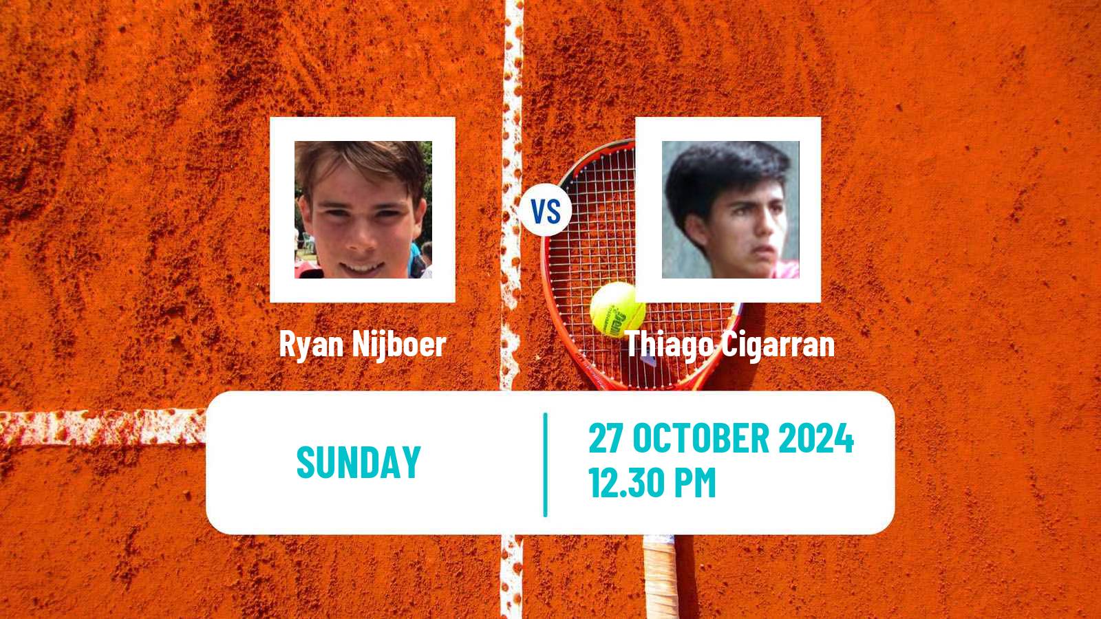 Tennis Guayaquil Challenger Men Ryan Nijboer - Thiago Cigarran