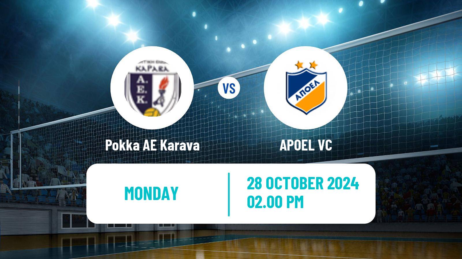 Volleyball Cypriot Championship Volleyball Pokka AE Karava - APOEL