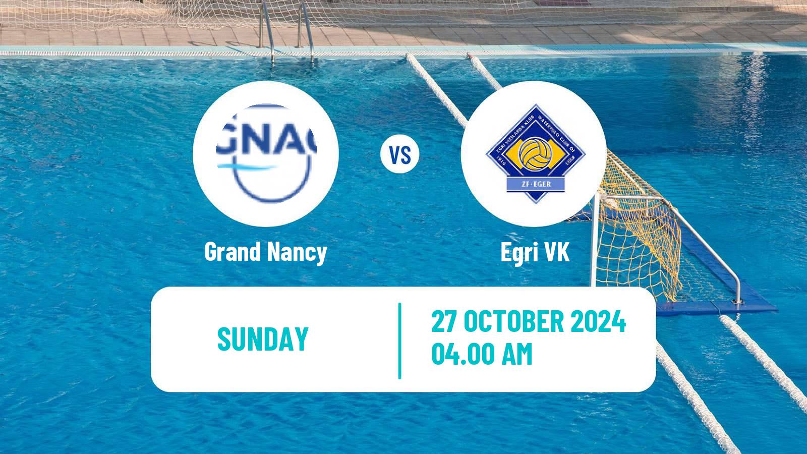 Water polo Euro Cup Water Polo Women Grand Nancy - Egri VK