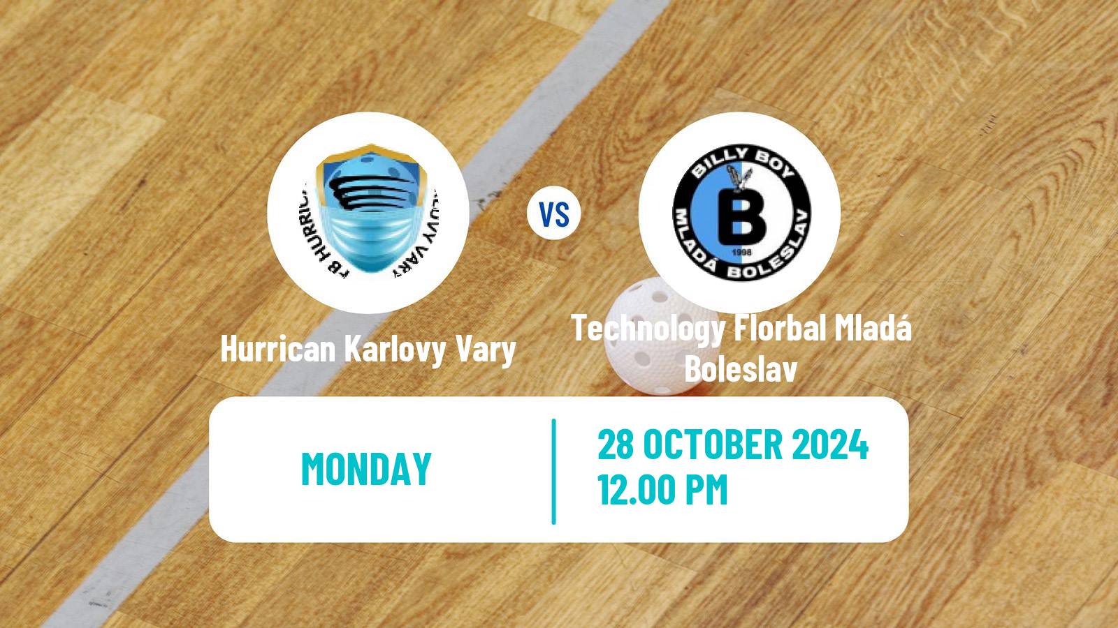 Floorball Czech Superliga Floorball Hurrican Karlovy Vary - Technology Florbal Mladá Boleslav