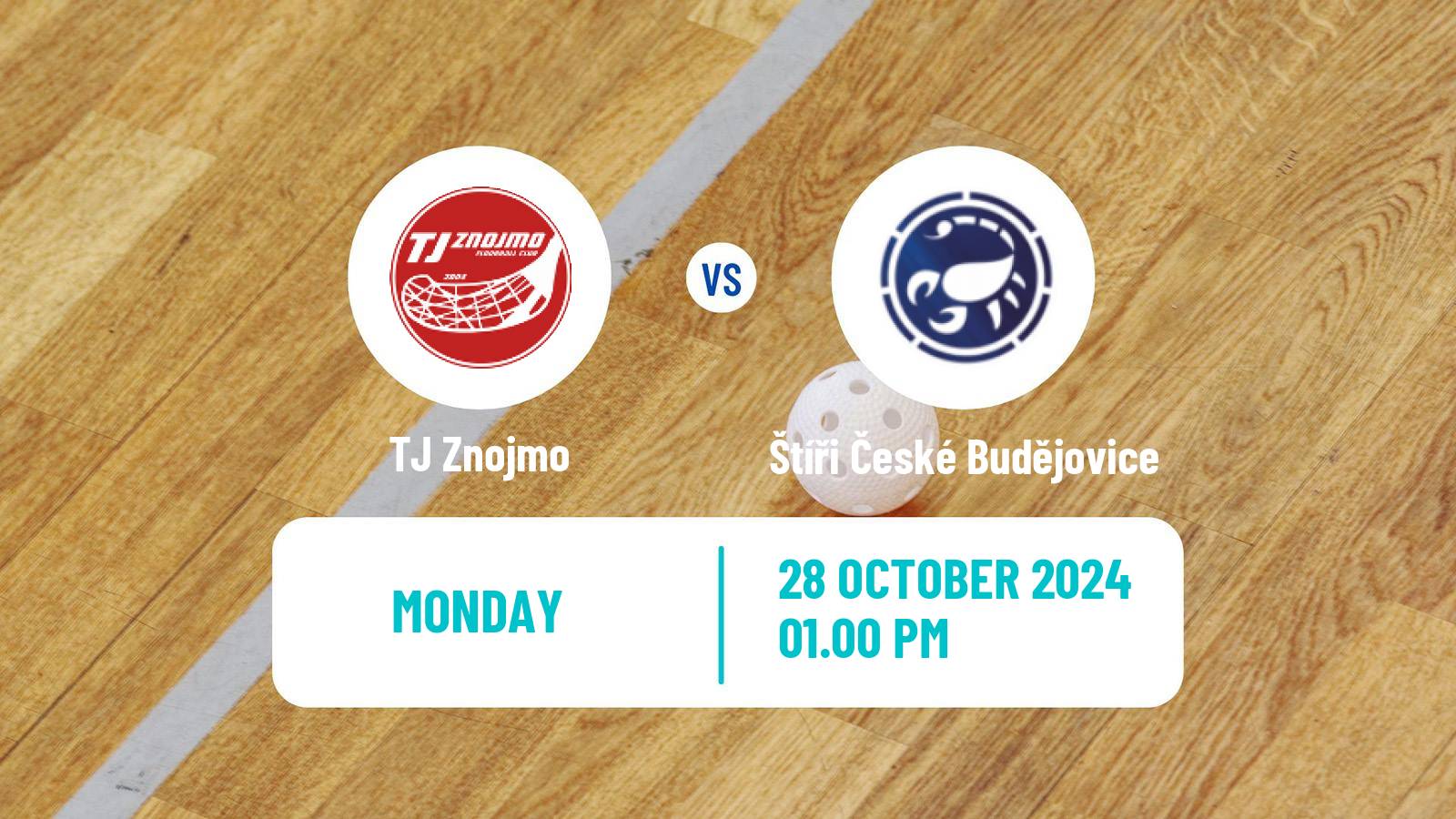 Floorball Czech 1 Liga Floorball Znojmo - Štíři České Budějovice