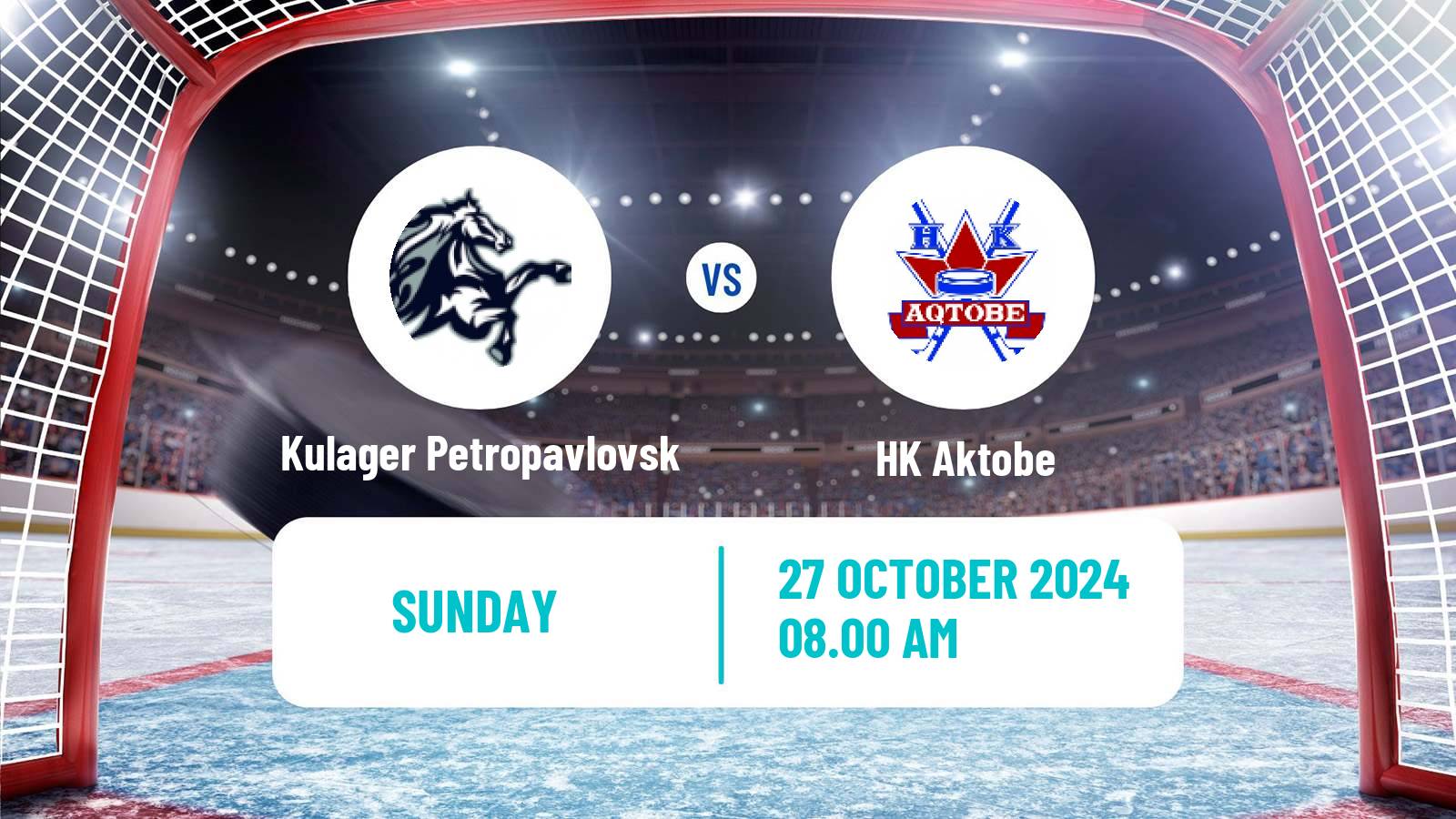 Hockey Kazakh Ice Hockey Championship Kulager Petropavlovsk - Aktobe