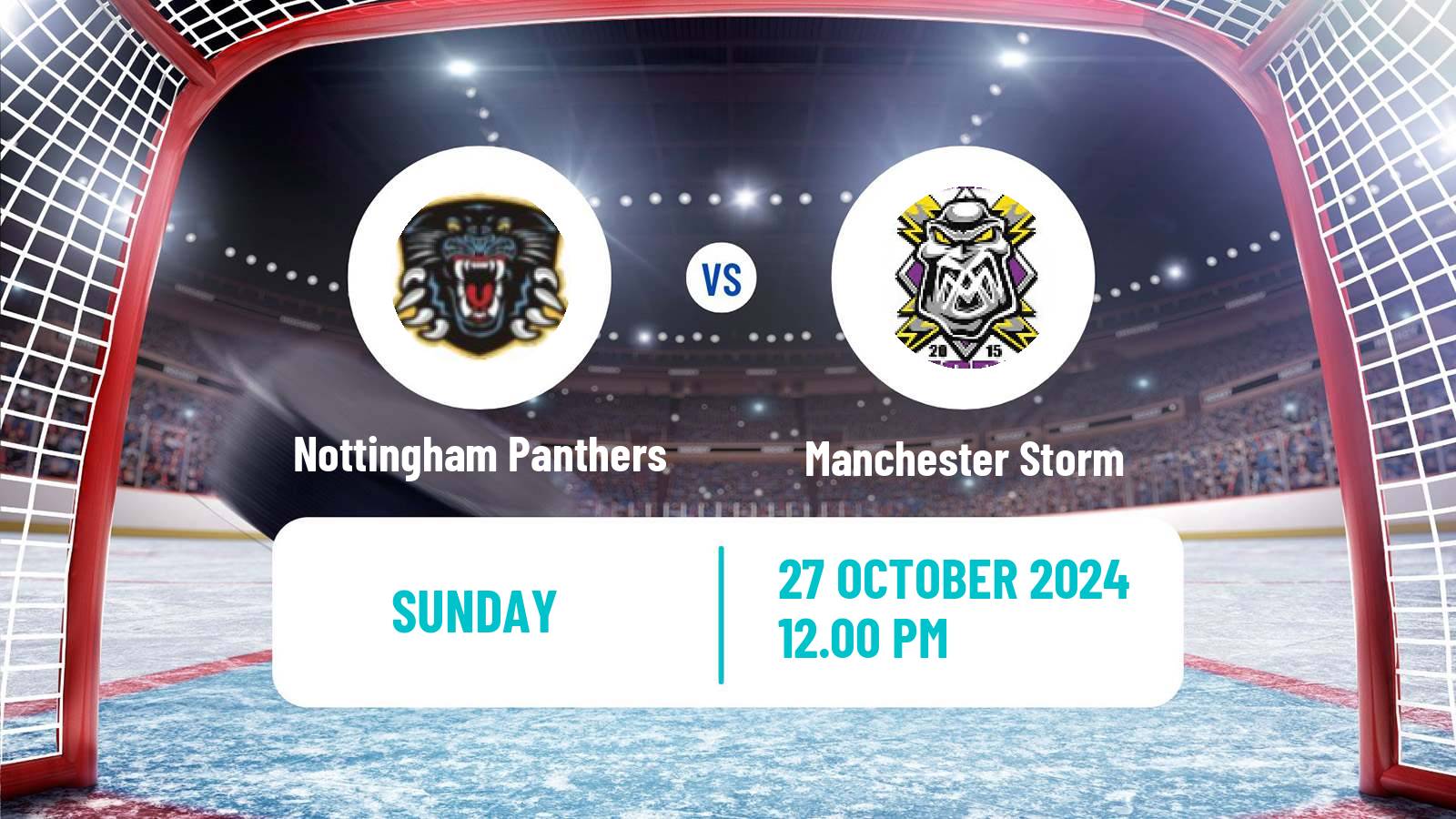 Hockey United Kingdom Challenge Cup Ice Hockey Nottingham Panthers - Manchester Storm