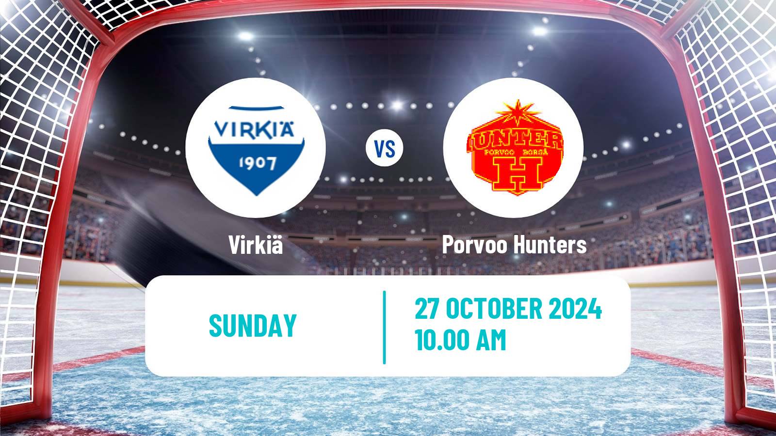 Hockey Finnish Suomi-sarja Virkiä - Porvoo Hunters