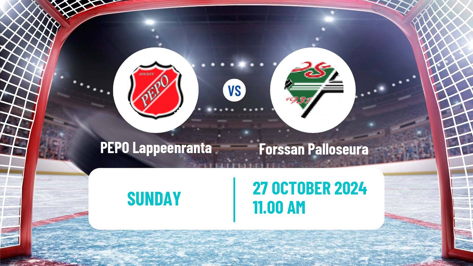 Hockey Finnish Suomi-sarja PEPO Lappeenranta - Forssan Palloseura