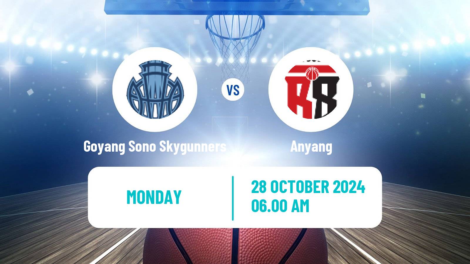 Basketball KBL Goyang Sono Skygunners - Anyang