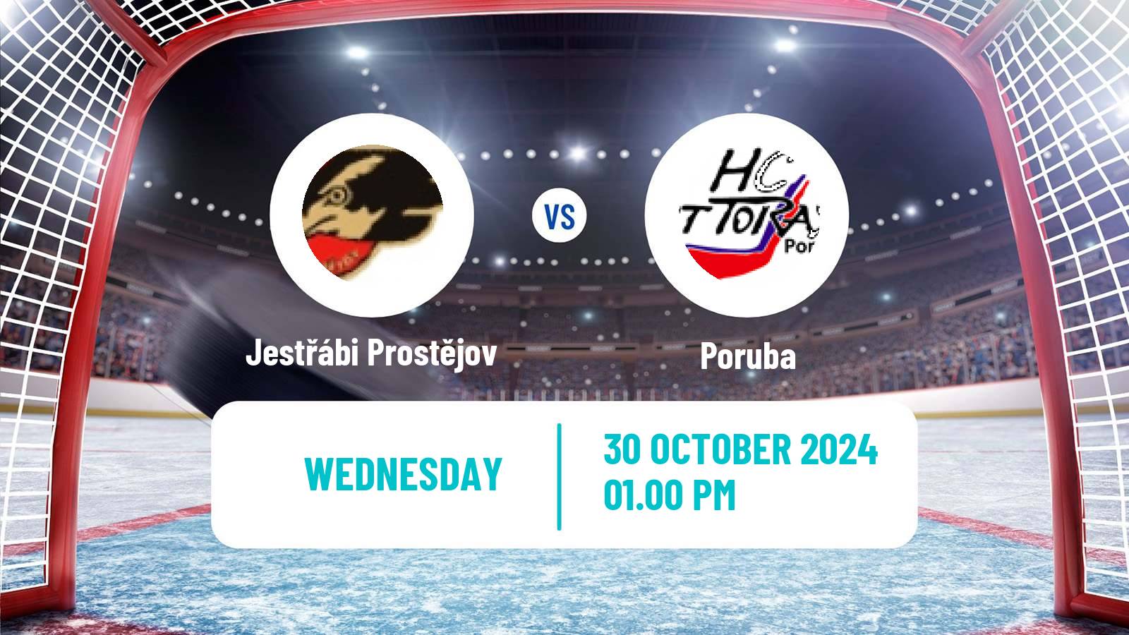 Hockey Czech Chance Liga Jestřábi Prostějov - Poruba