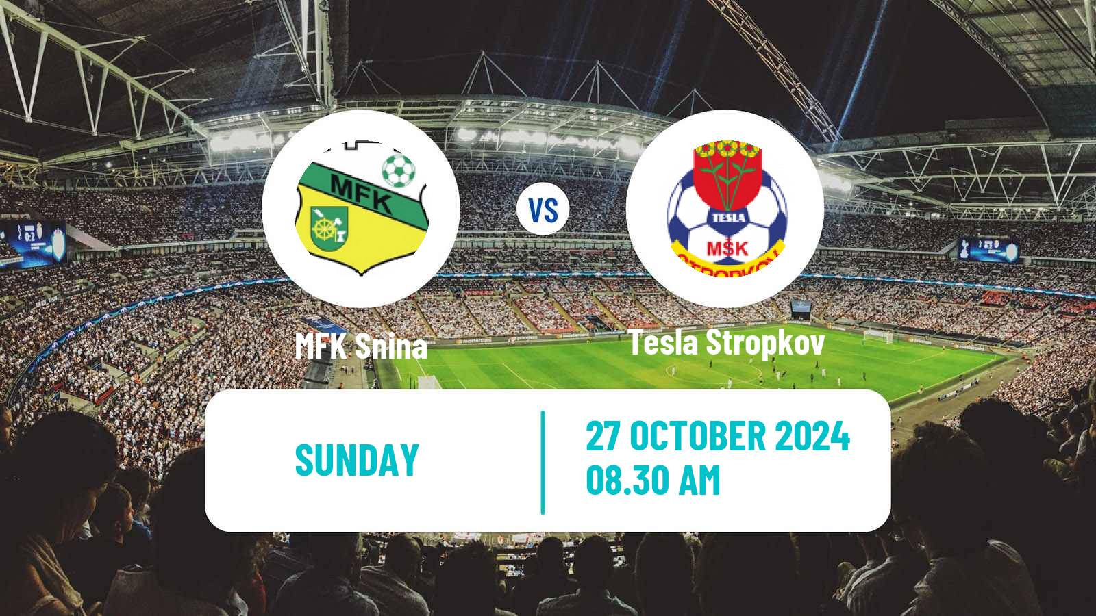 Soccer Slovak 3 Liga East Snina - Tesla Stropkov