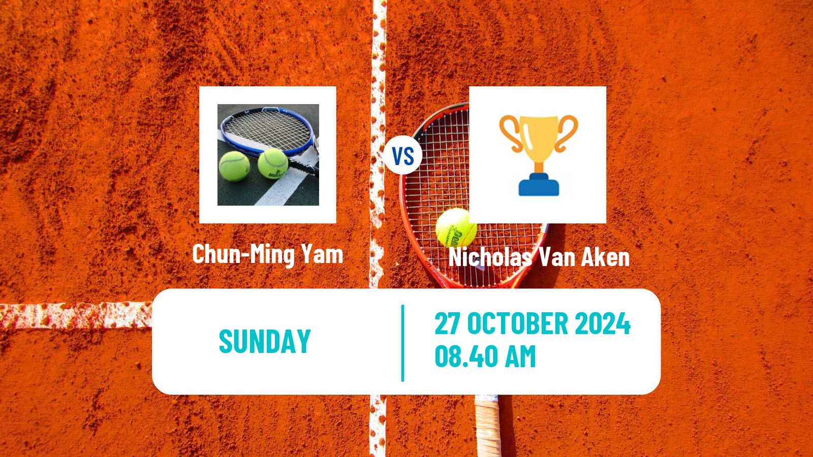 Tennis Brazzaville Challenger Men Chun-Ming Yam - Nicholas Van Aken