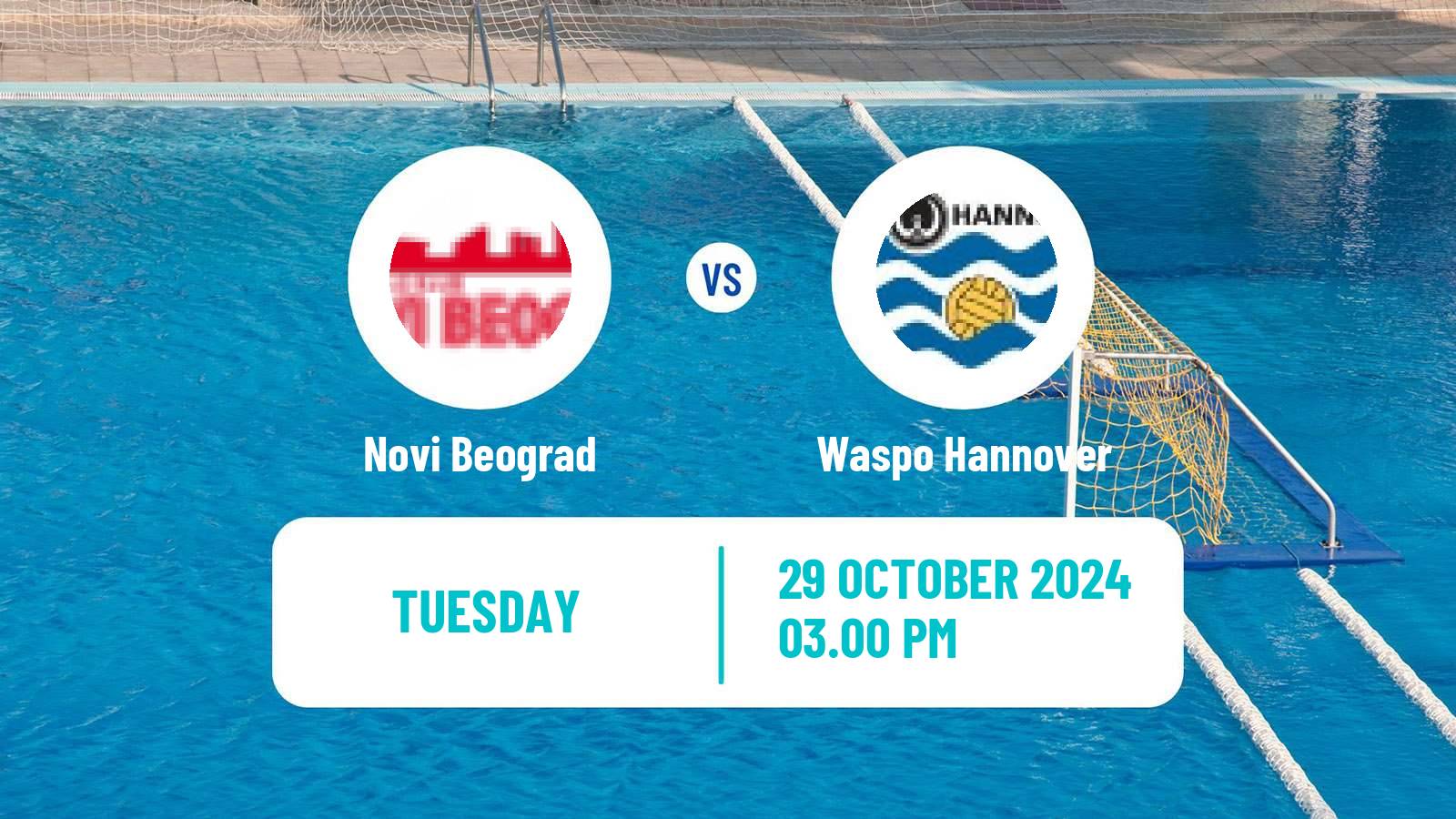 Water polo Champions League Water Polo Novi Beograd - Waspo Hannover