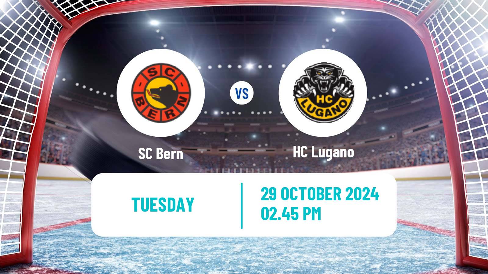 Hockey Swiss National League Hockey Bern - Lugano