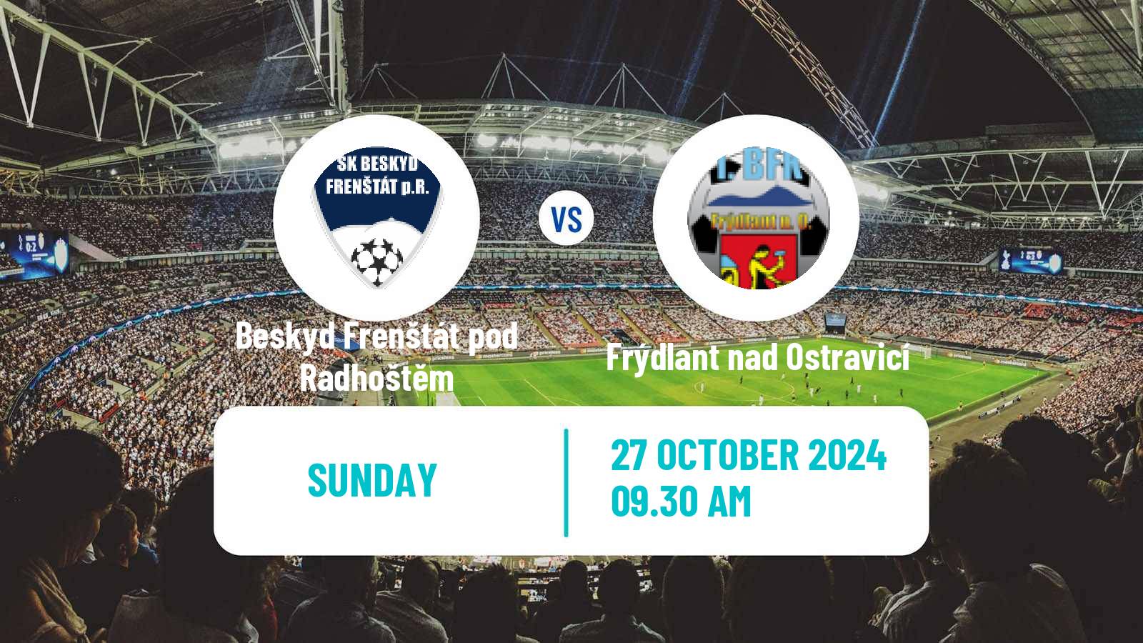 Soccer Czech Division F Beskyd Frenštát pod Radhoštěm - Frýdlant nad Ostravicí