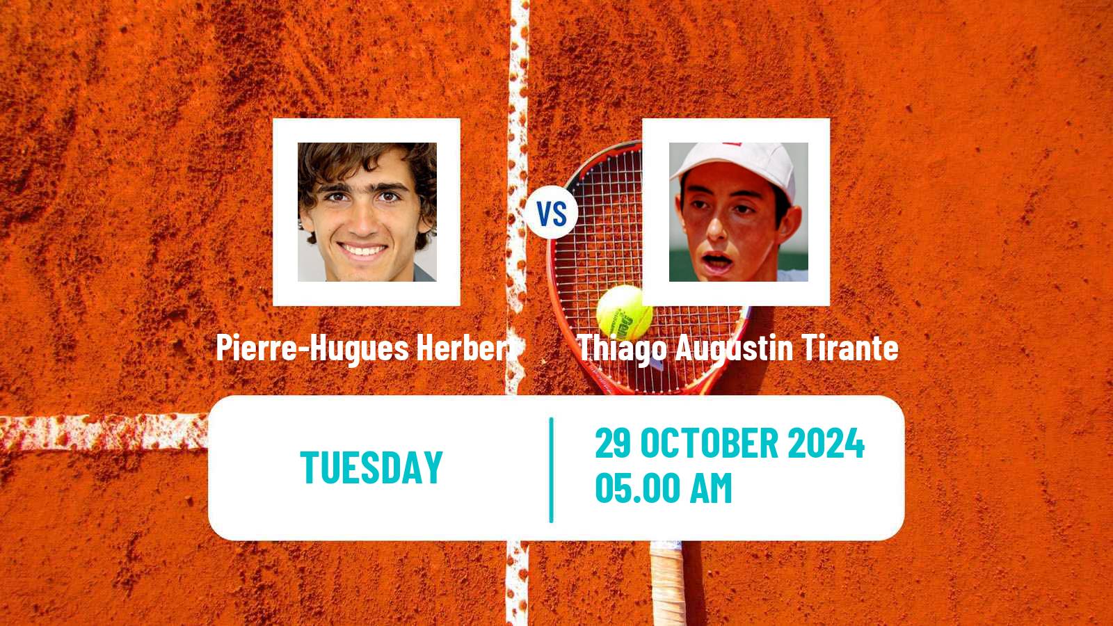 Tennis Bratislava 2 Challenger Men Pierre-Hugues Herbert - Thiago Augustin Tirante