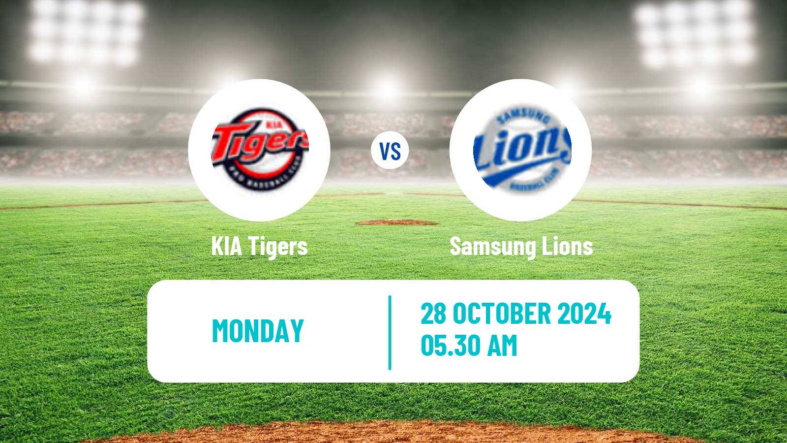 Baseball KBO KIA Tigers - Samsung Lions