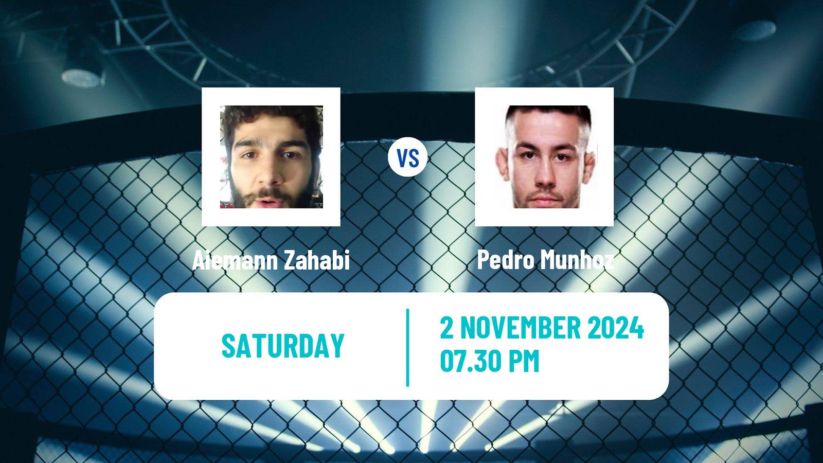 MMA Bantamweight UFC Men Aiemann Zahabi - Pedro Munhoz