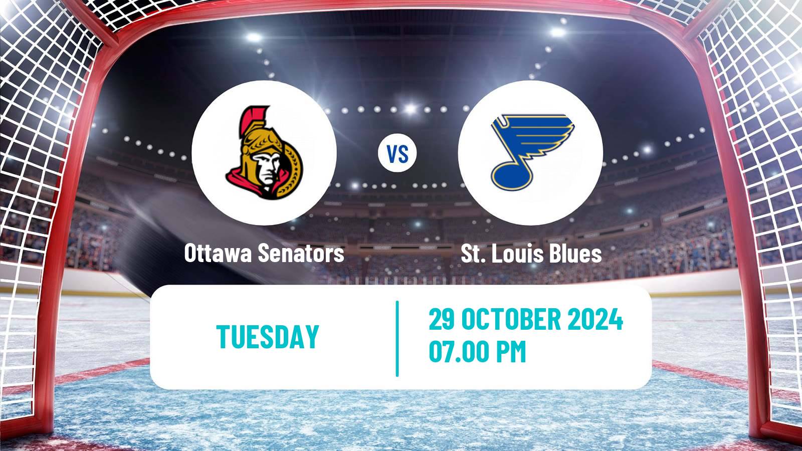 Hockey NHL Ottawa Senators - St. Louis Blues