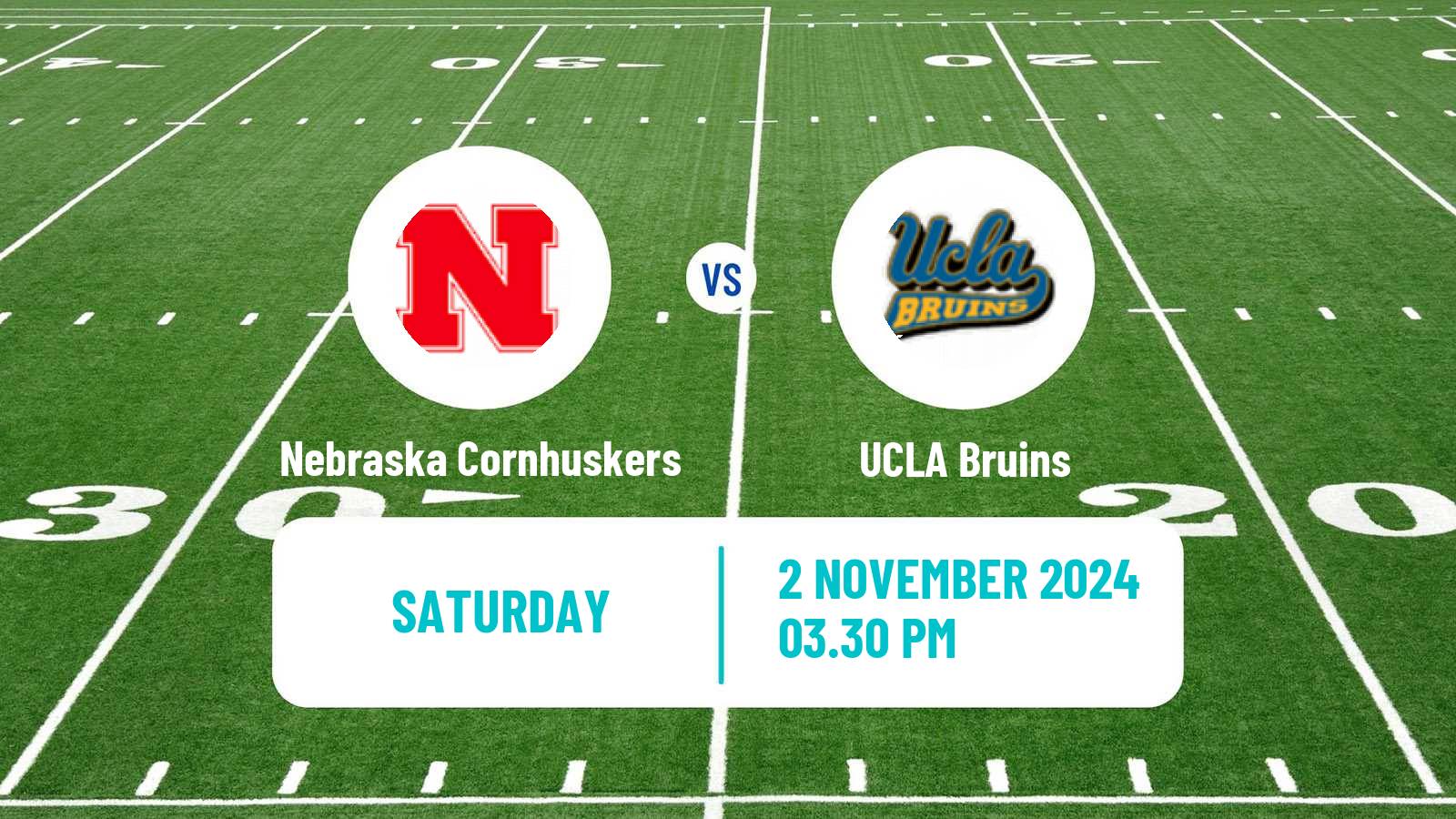 American football NCAA College Football Nebraska Cornhuskers - UCLA Bruins