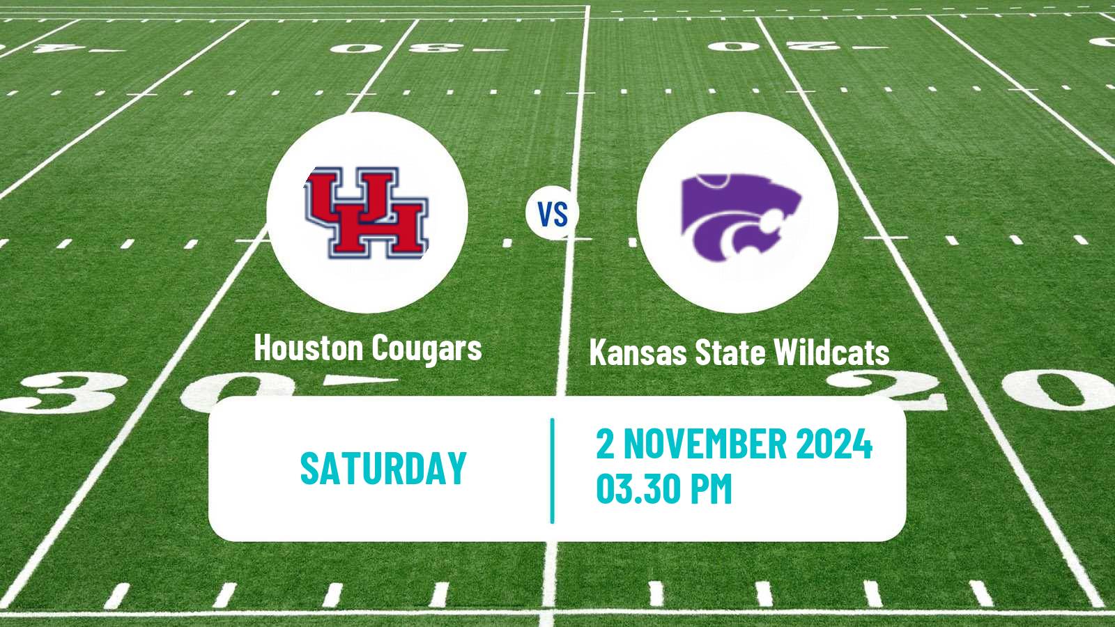 American football NCAA College Football Houston Cougars - Kansas State Wildcats