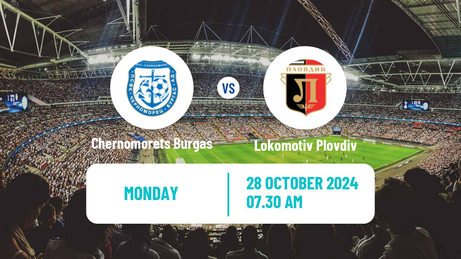 Soccer Bulgarian Cup Chernomorets Burgas - Lokomotiv Plovdiv