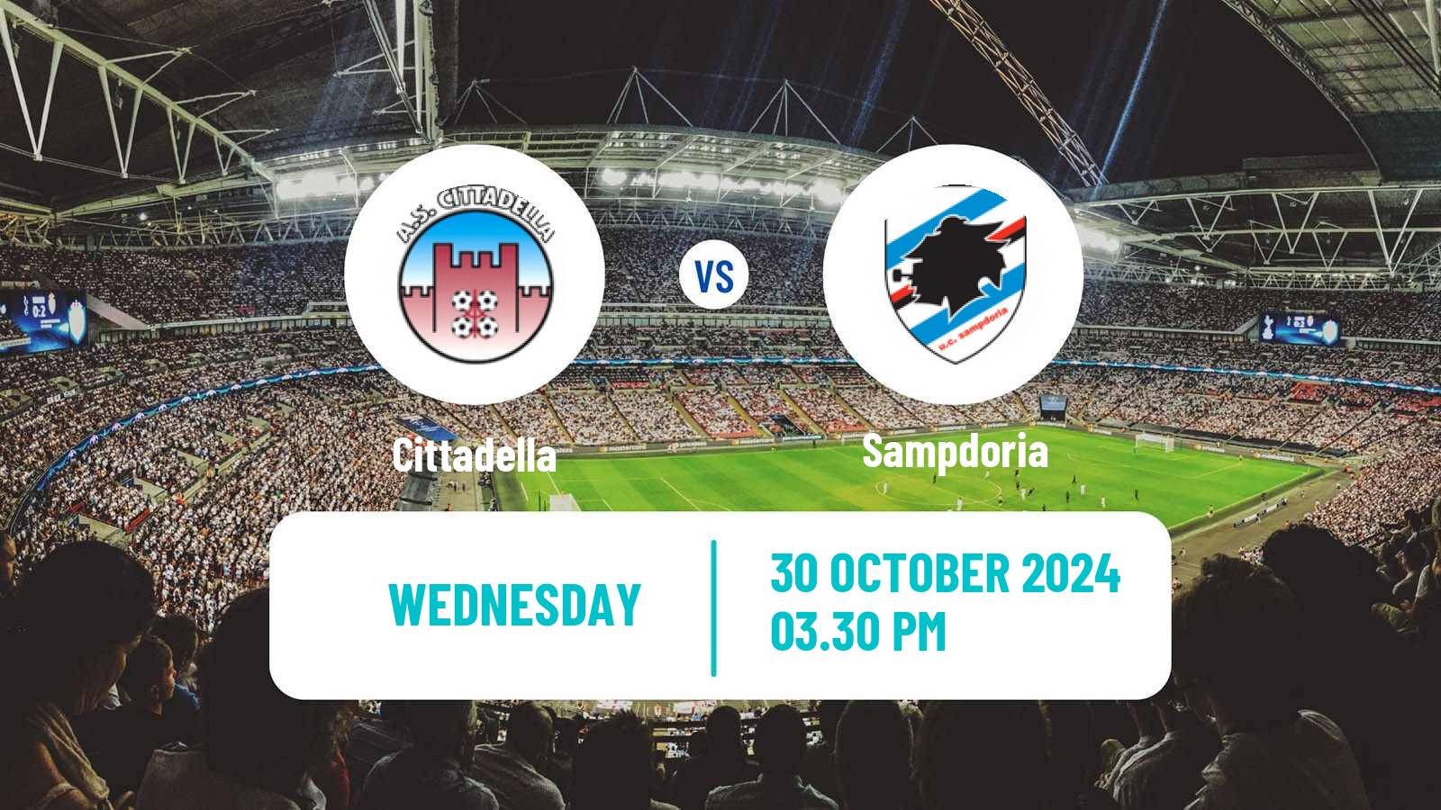 Soccer Italian Serie B Cittadella - Sampdoria