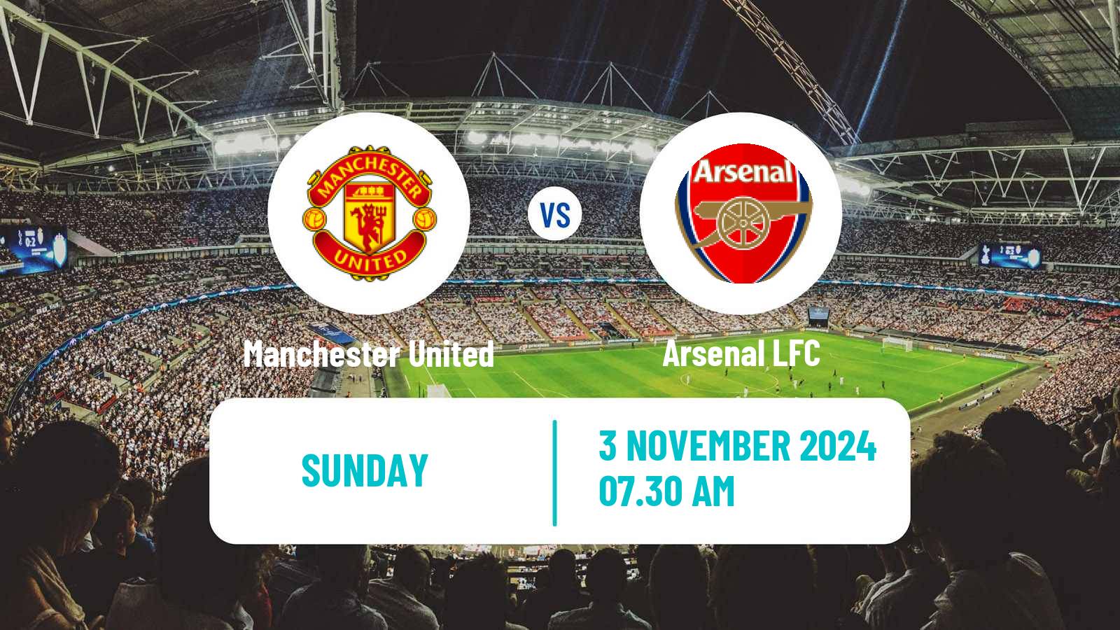 Soccer English WSL Manchester United - Arsenal LFC