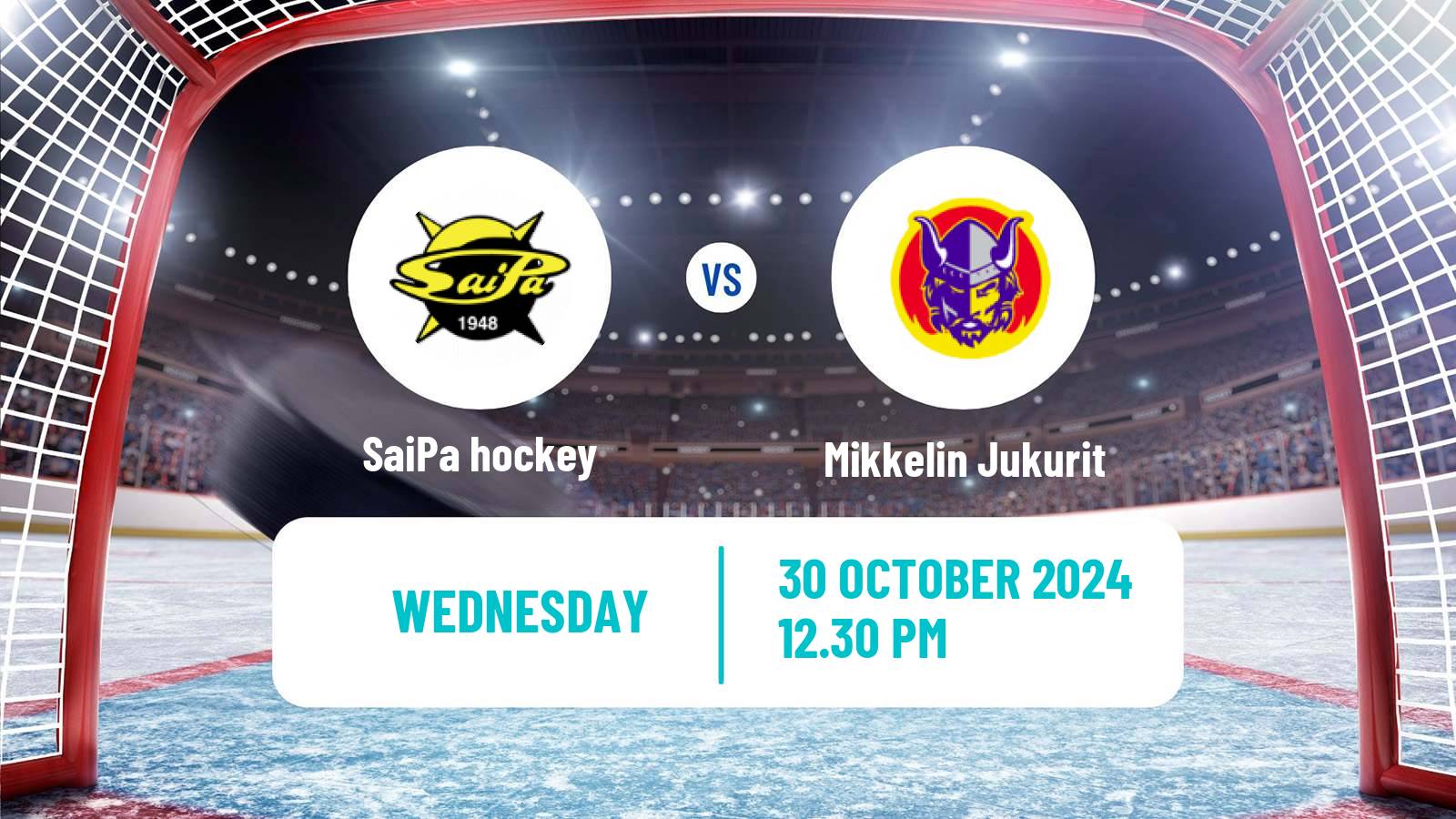 Hockey Finnish SM-liiga SaiPa - Mikkelin Jukurit