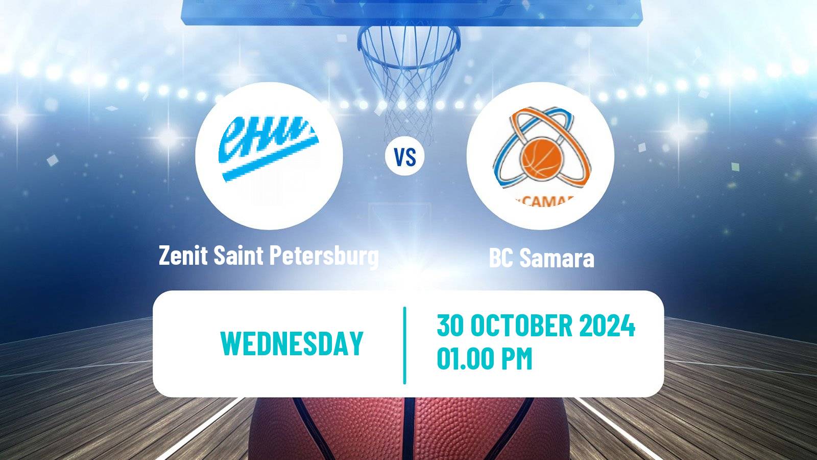 Basketball VTB United League Zenit Saint Petersburg - Samara