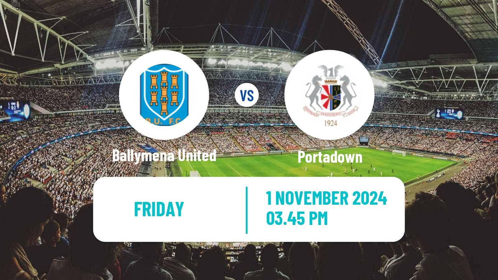 Soccer Northern Irish Premiership Ballymena United - Portadown